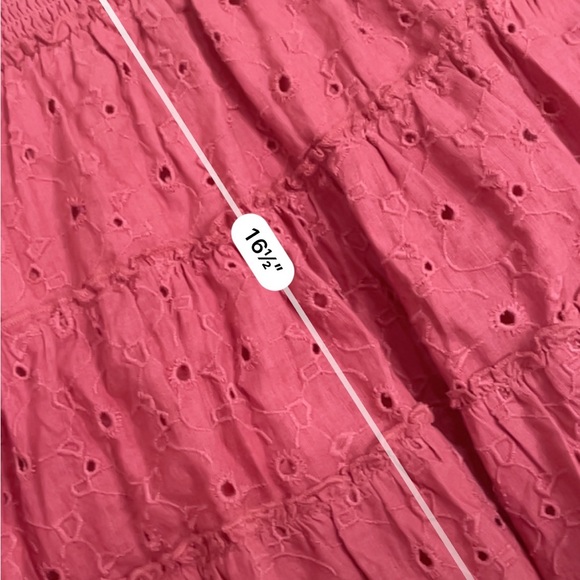 American Eagle hot pink tiered mini skirt - Picture 2 of 4